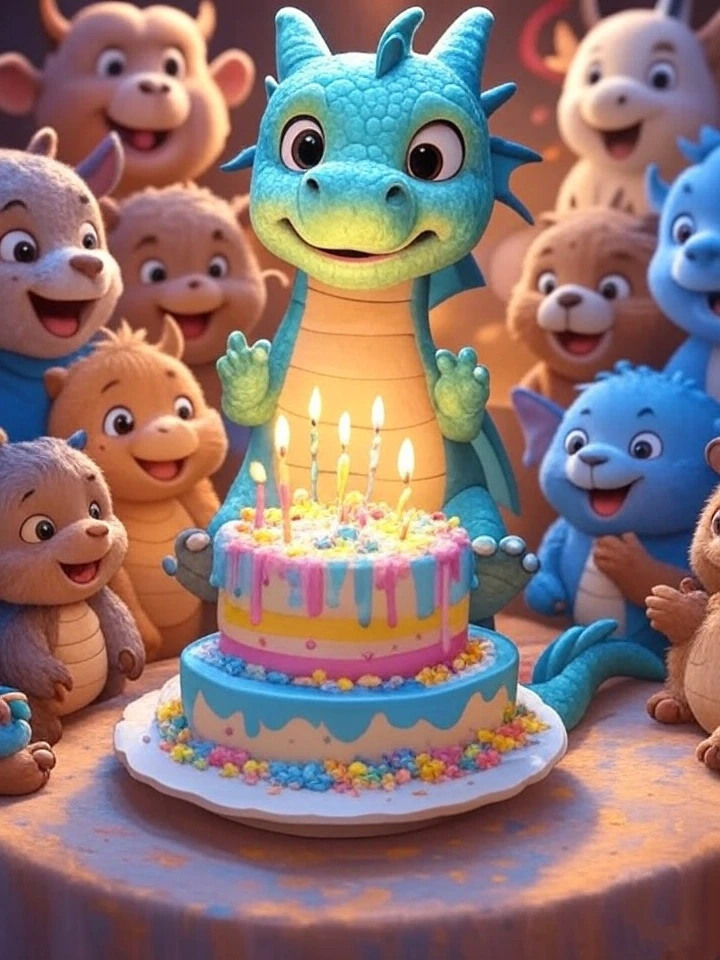 Dr. Lok celebrating his birthday with the dental team