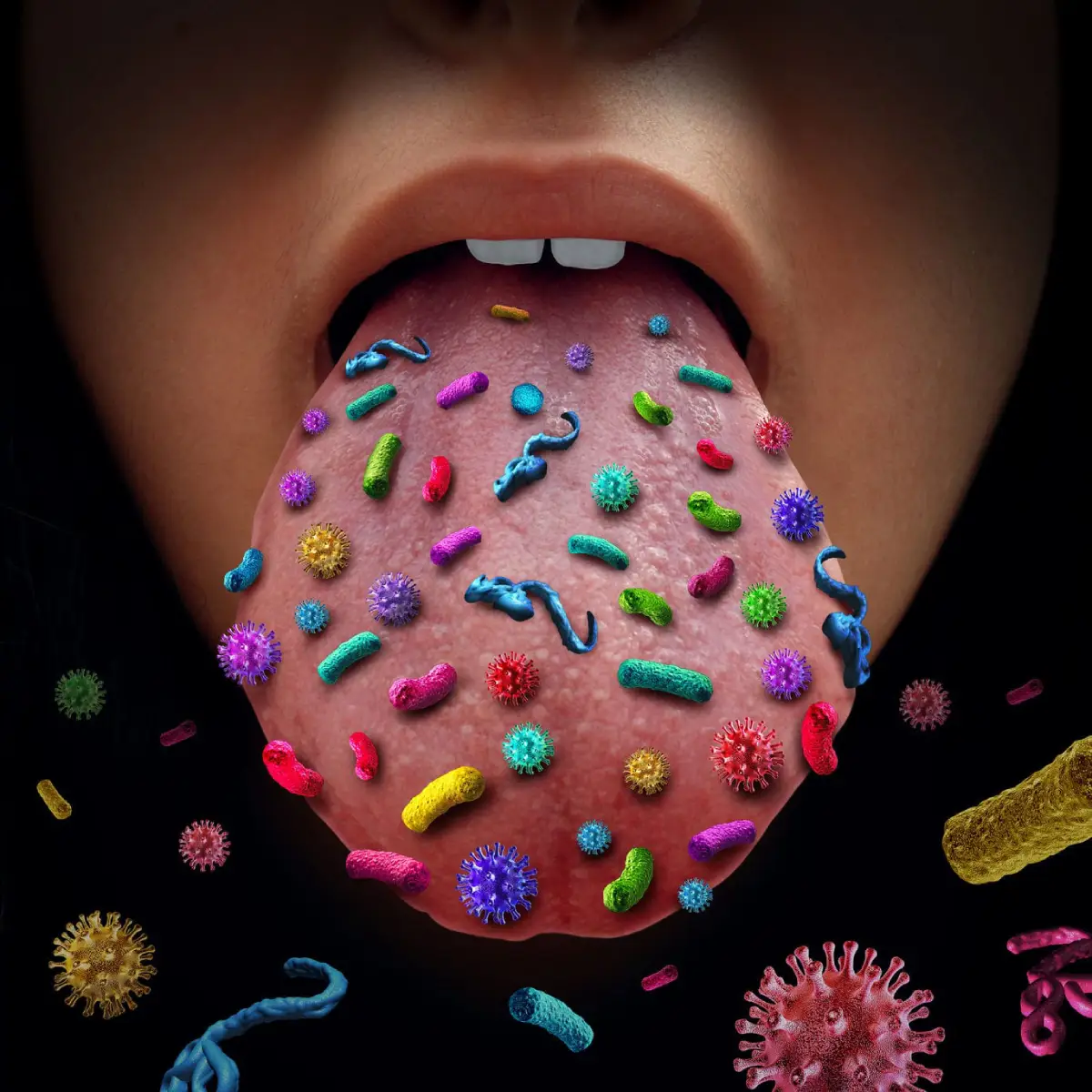 Heart and tooth illustration showing the connection between gum disease and cardiovascular health